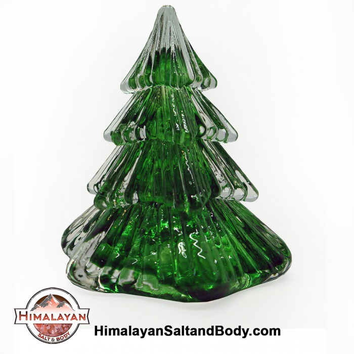 Hand-Blown Crystal Christmas Tree